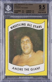 1982 Wrestling All-Stars Series A #1 Andre the Giant Rookie Card – BGS GEM MINT 9.5